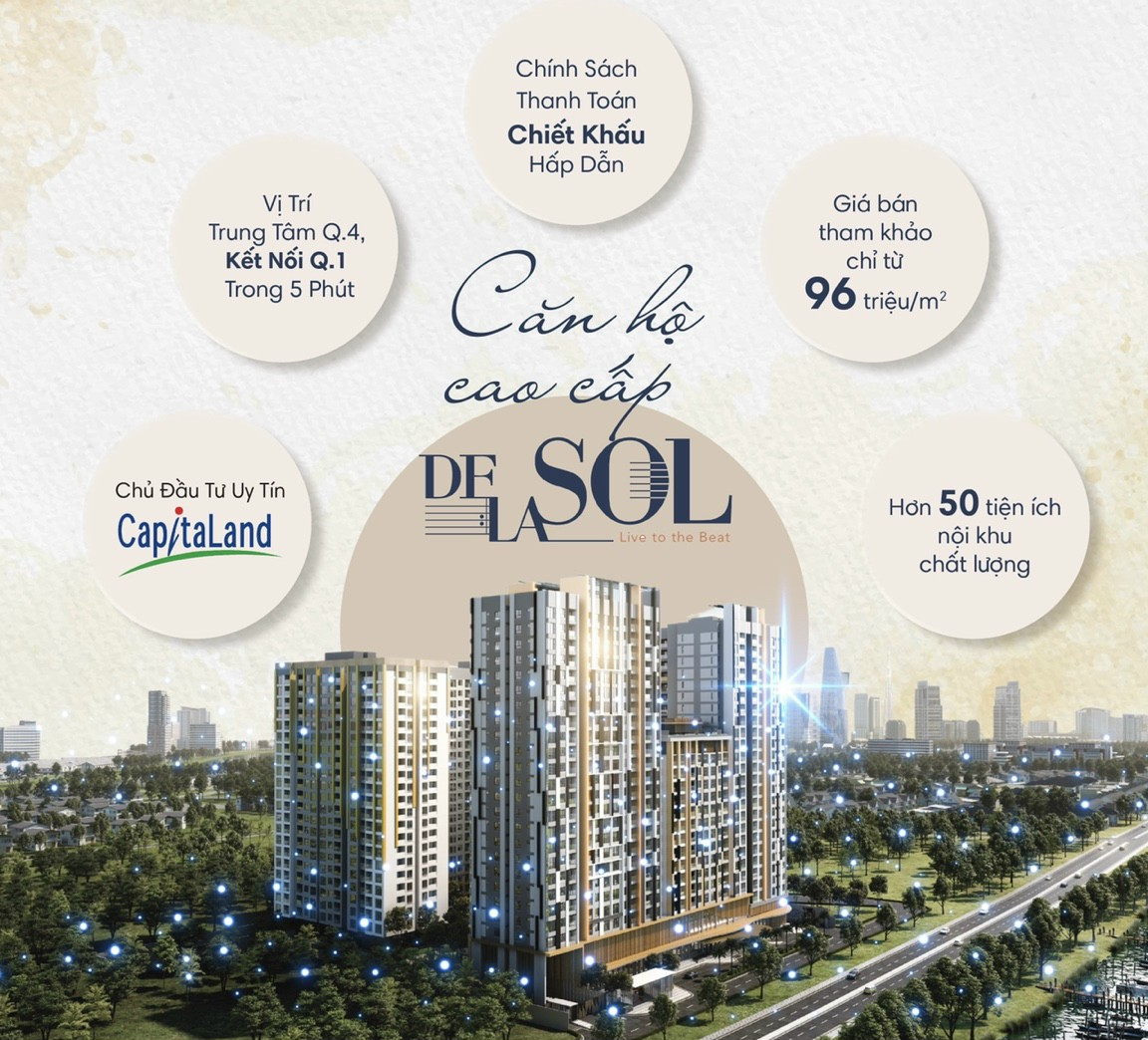 Mua căn hộ De La Sol lựa chọn cho tương lai